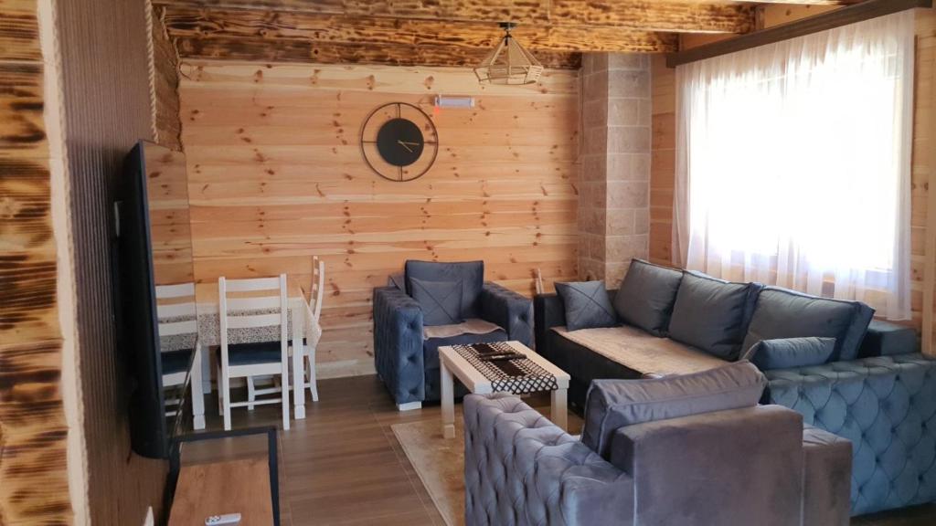 Posezení v ubytování Zagrad Homes in Zabljak