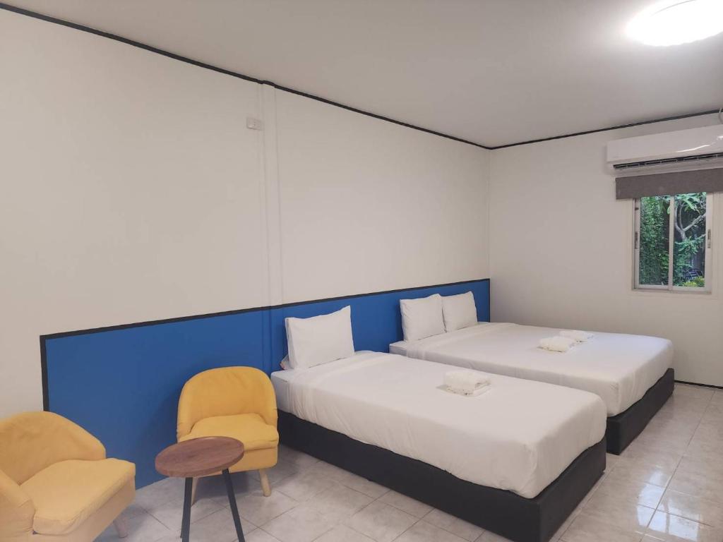 Postel nebo postele na pokoji v ubytování RYB Hostel Phuket