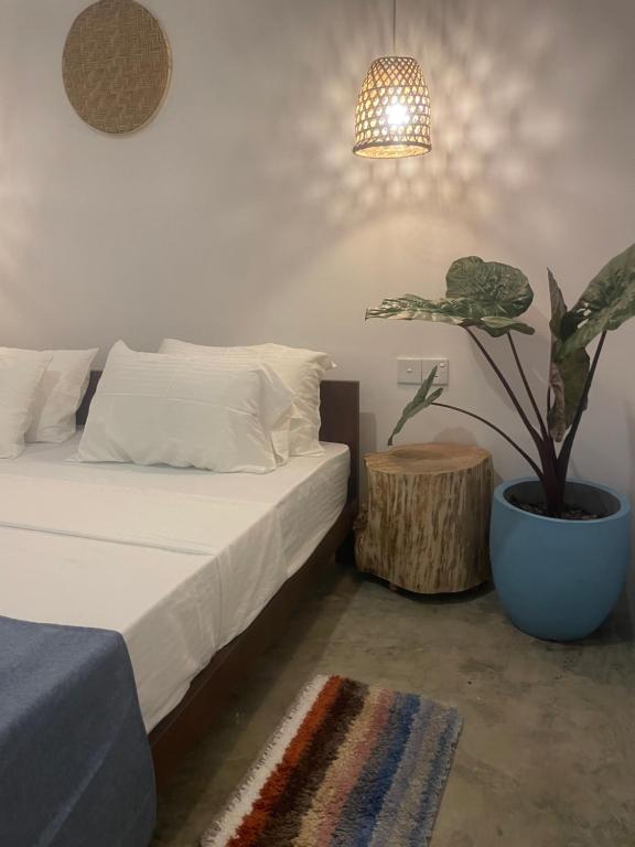Postel nebo postele na pokoji v ubytování Villa Hideout