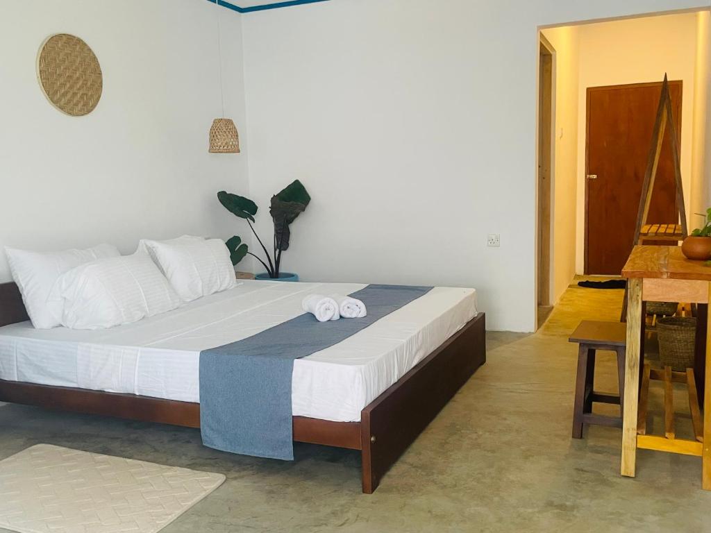 Postel nebo postele na pokoji v ubytování Villa Hideout