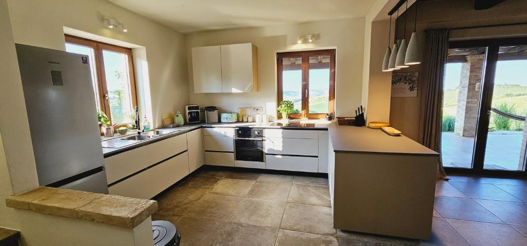 Kuchyň nebo kuchyňský kout v ubytování Lemonvilla - Rustico in Panoramalage