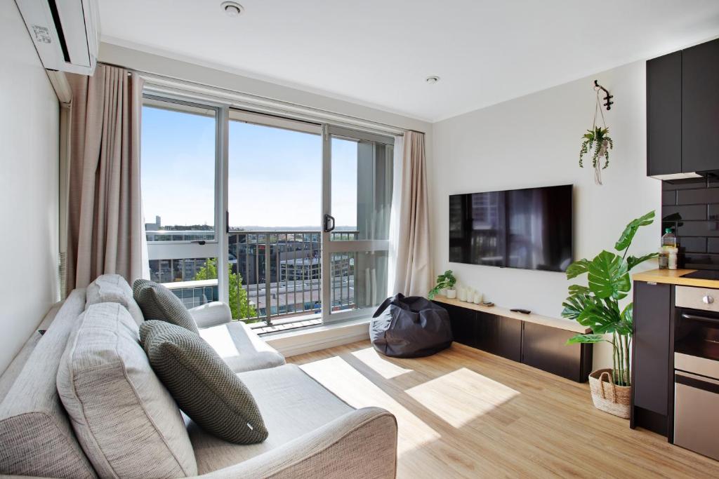 City Escape Apt with Views, Pool - Gym - Resim 29