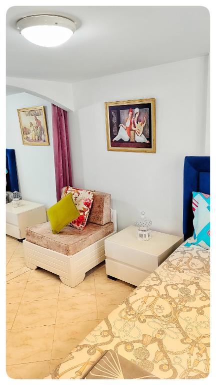Posezení v ubytování Cosy Duplex" Sidi Bou Said "