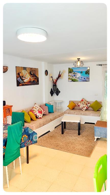 Posezení v ubytování Cosy Duplex" Sidi Bou Said "