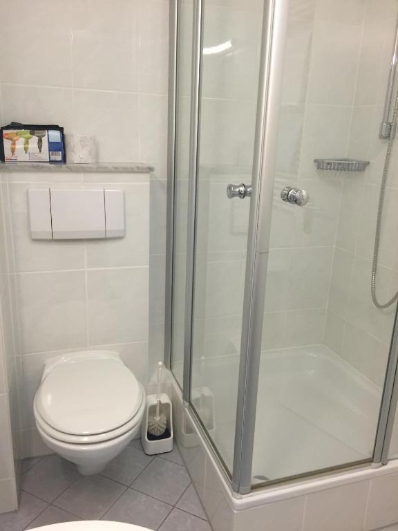 Koupelna v ubytování Hotel Görres