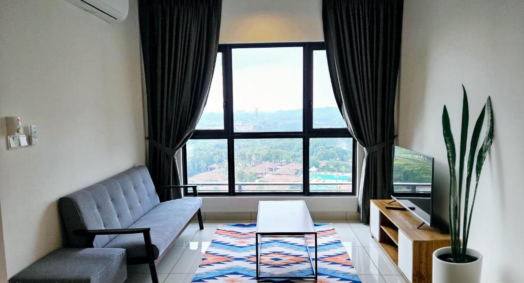Posezení v ubytování Newly Furnished Home! TrivesHome Remia Residensi GM Port Klang
