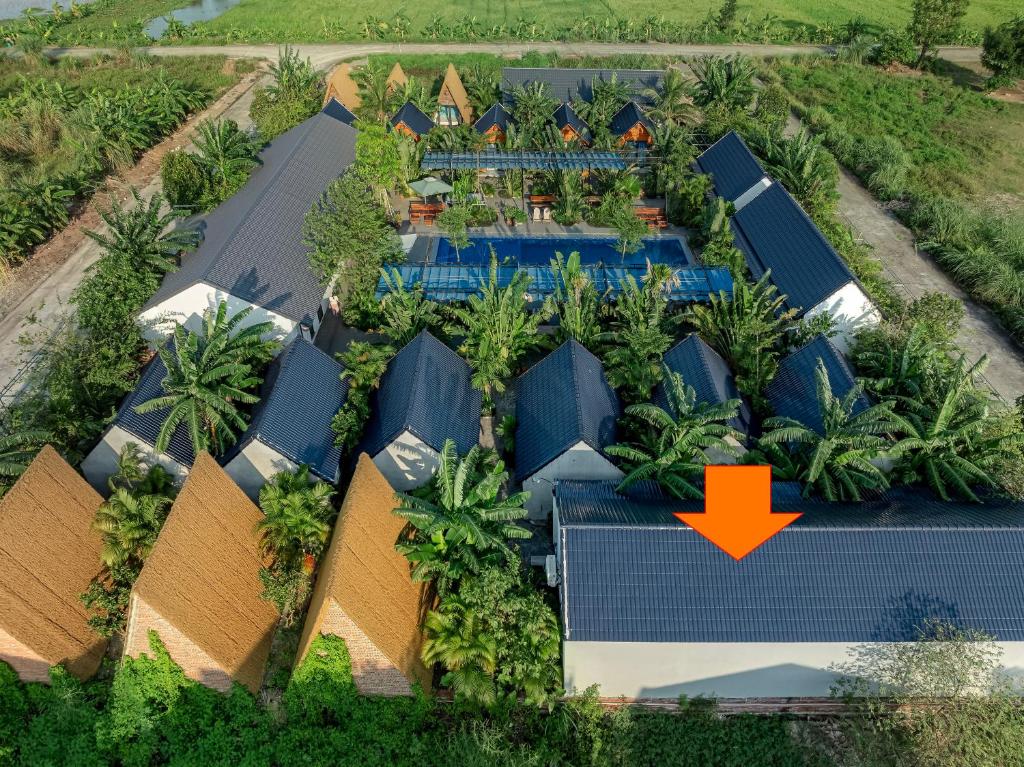 Tam Coc Forest Banana Resort & Spa - Sala Familiar Con Vista Al Jardín