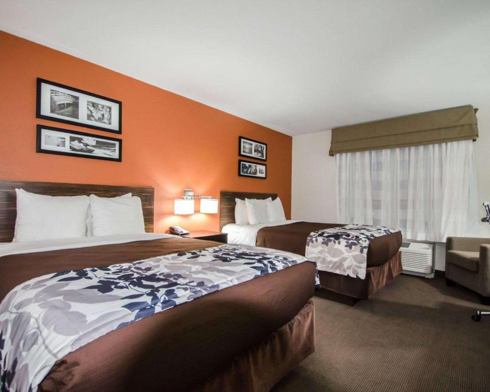 Sleep Inn & Suites And Conference Center Downtown - Room Estándar Queen Con Dos Camas Queen - No Fumadores