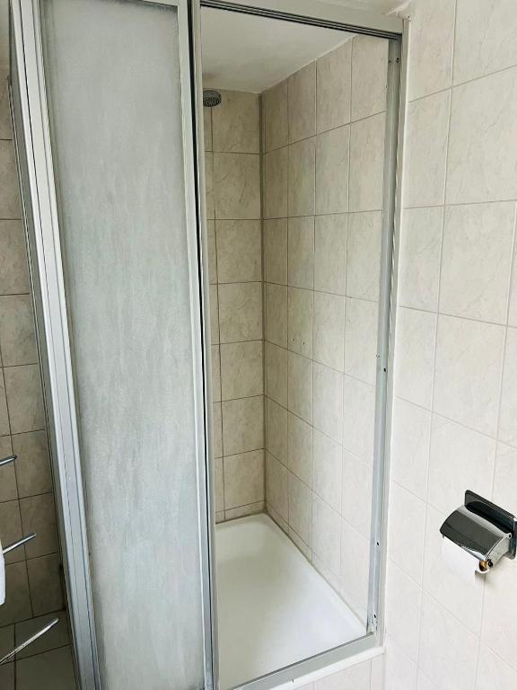Koupelna v ubytování Burghotel Lörrach