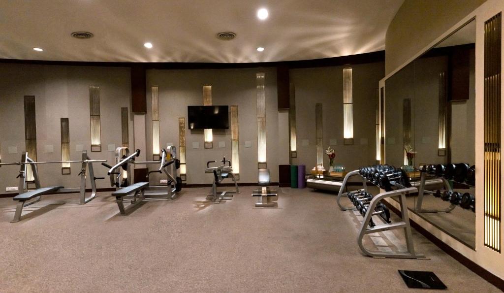 Fitness centrum a/nebo fitness zařízení v ubytování The Mirador