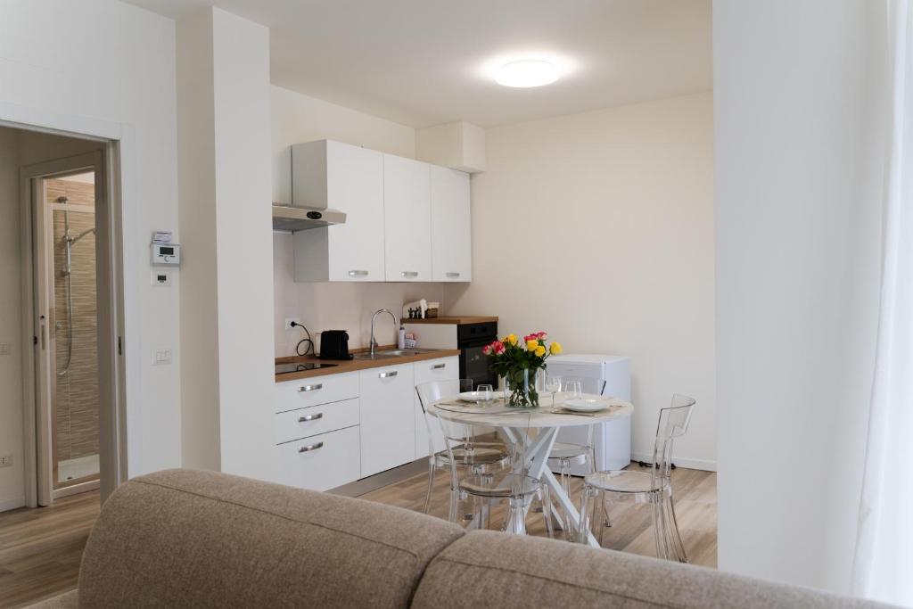 Kuchyň nebo kuchyňský kout v ubytování ComfortHome Fiera