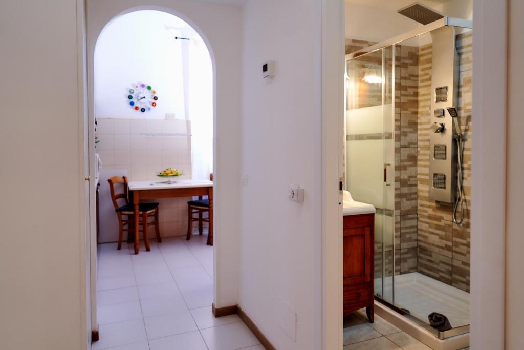 Ein Badezimmer in der Unterkunft Casa Gaby
