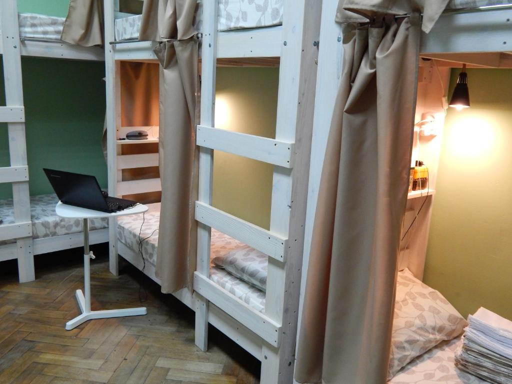 Postel nebo postele na pokoji v ubytování Ловец снов
