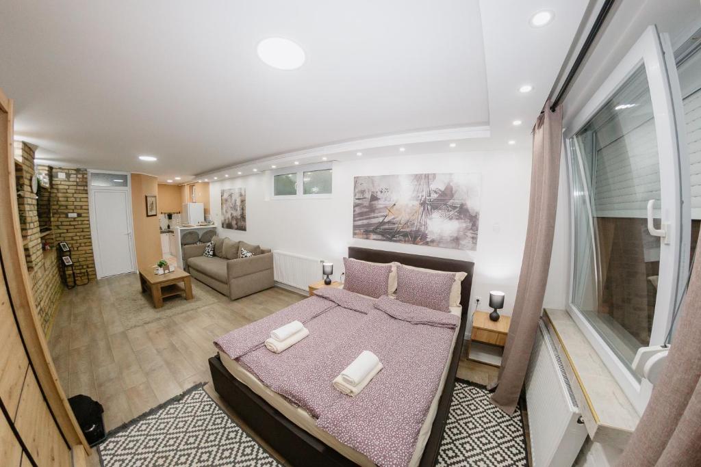 Χώρος καθιστικού στο Guest House LILA
