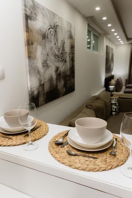 Χώρος καθιστικού στο Guest House LILA