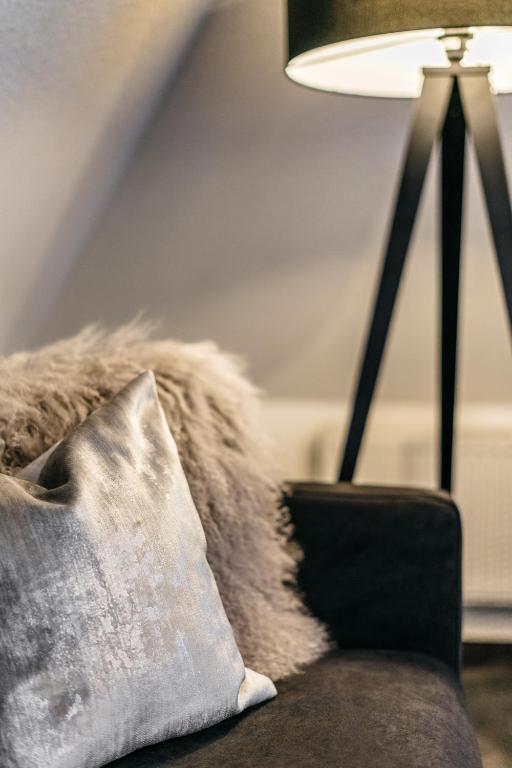 Ein Sitzbereich in der Unterkunft Hotel Riesengebirge