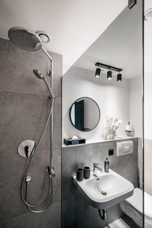 Ein Badezimmer in der Unterkunft Hotel Riesengebirge