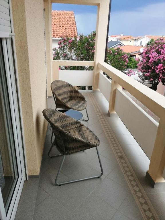 Balkón alebo terasa v ubytovaní Apartments Sanja