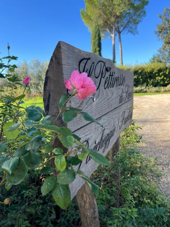 Zahrada ubytování B&B Il Pettirosso di Siena