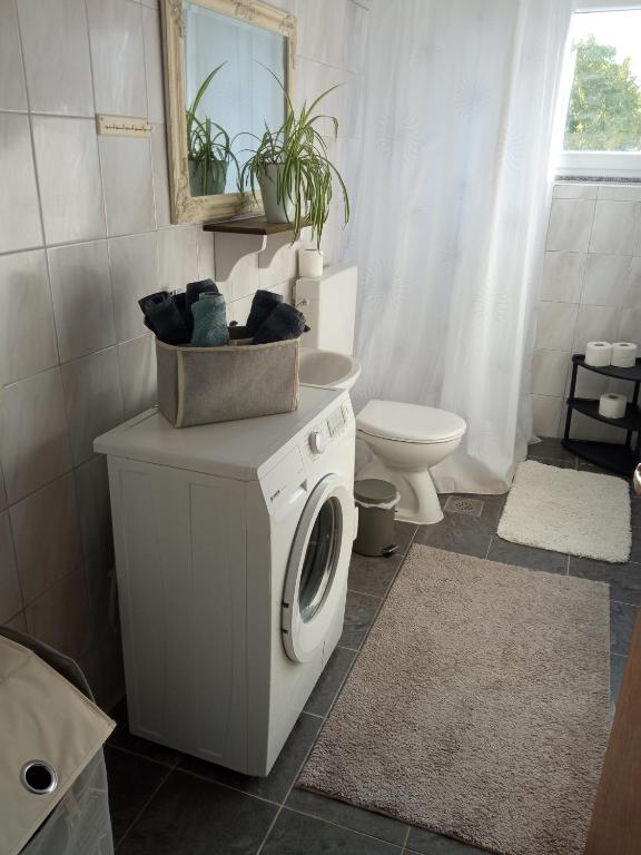 Koupelna v ubytování Apartman Kačić
