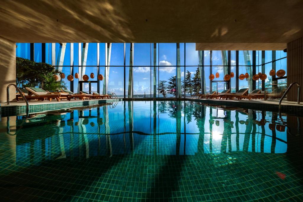 Bazén v ubytování BODBE Hotel nebo v jeho okolí