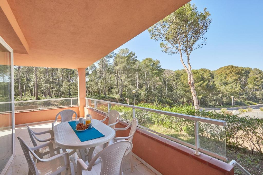 Balkón nebo terasa v ubytování Apartaments Sa Guilla