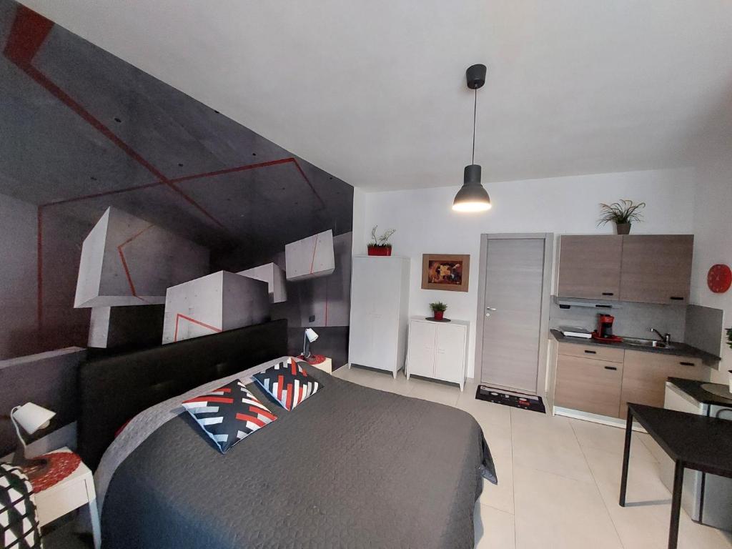 Kuchyň nebo kuchyňský kout v ubytování B&B GoodDay Roma Tor Vergata