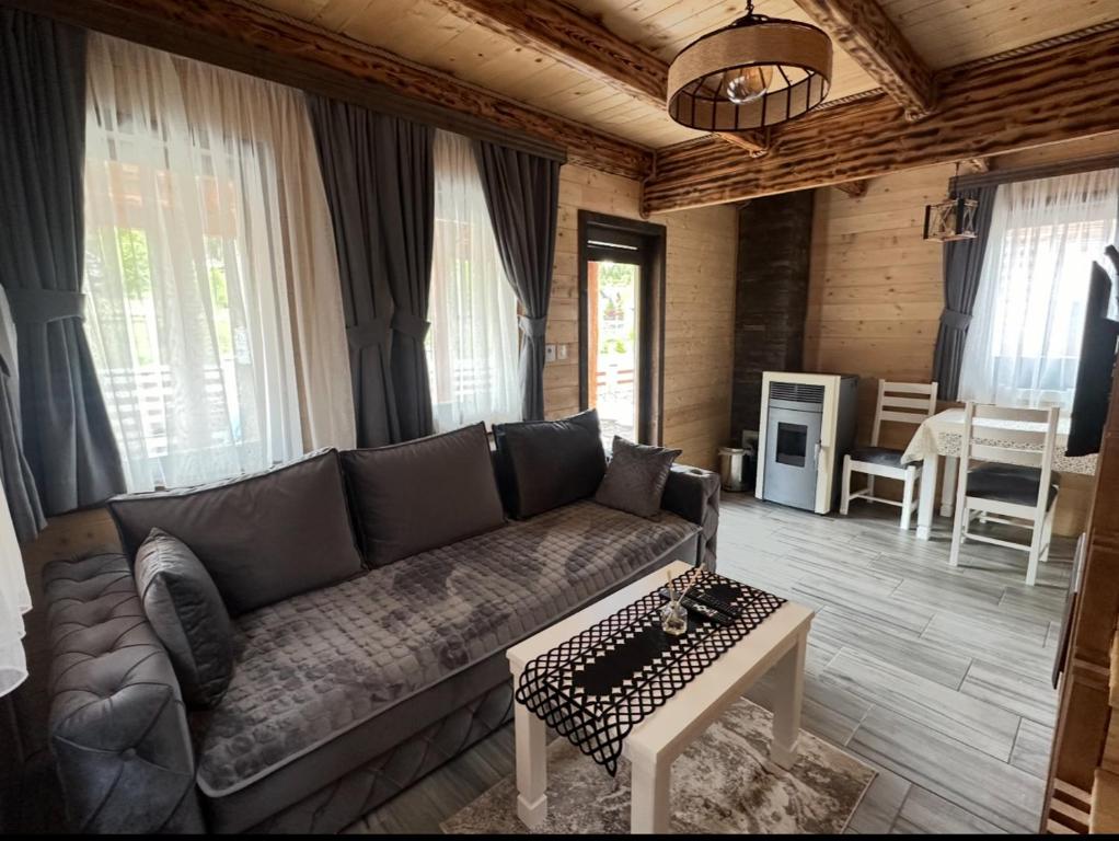 Posezení v ubytování Zagrad Homes in Zabljak