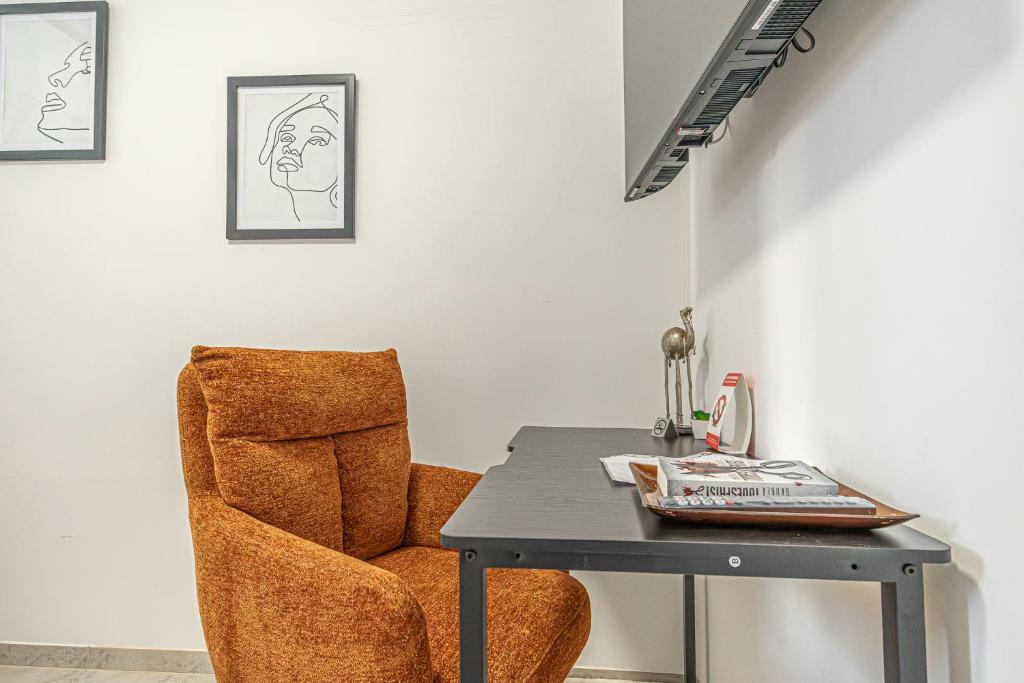 Posezení v ubytování Elegant & Air condition 5BR - By The Danube River