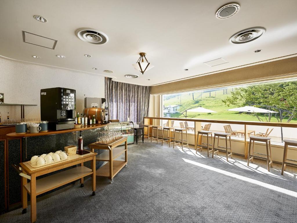 Posezení v ubytování Hakuba Alps Hotel