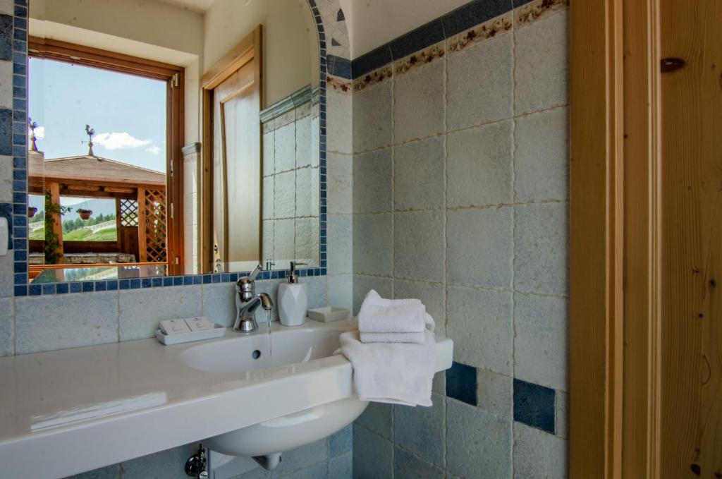 Koupelna v ubytování Agritur Coryletum