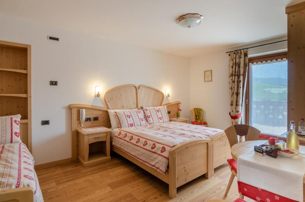 Postel nebo postele na pokoji v ubytování Agritur Coryletum