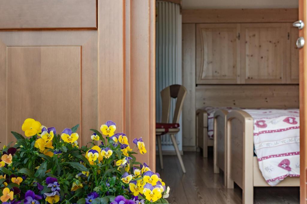 Postel nebo postele na pokoji v ubytování Agritur Coryletum