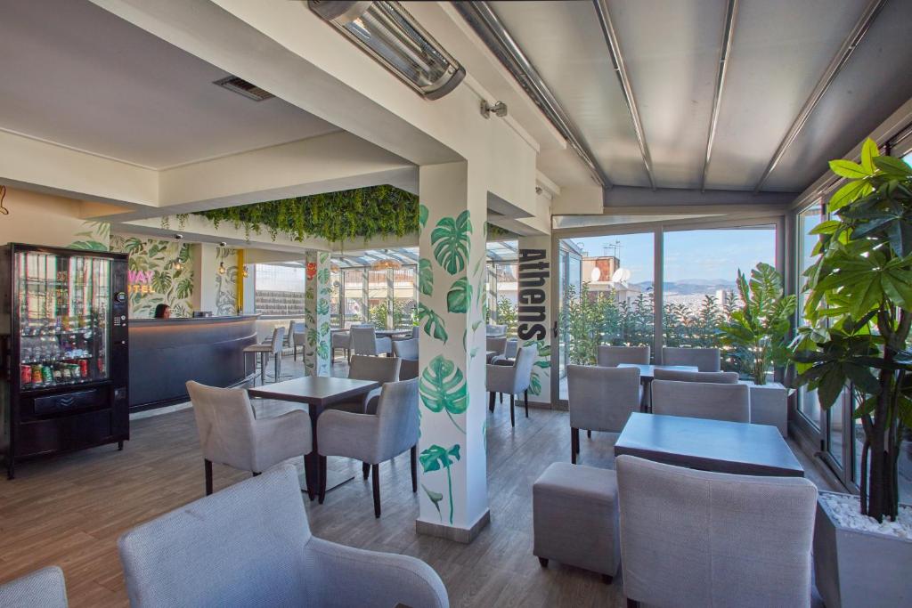 Setusvæði á Athens Way Pop Art Hotel