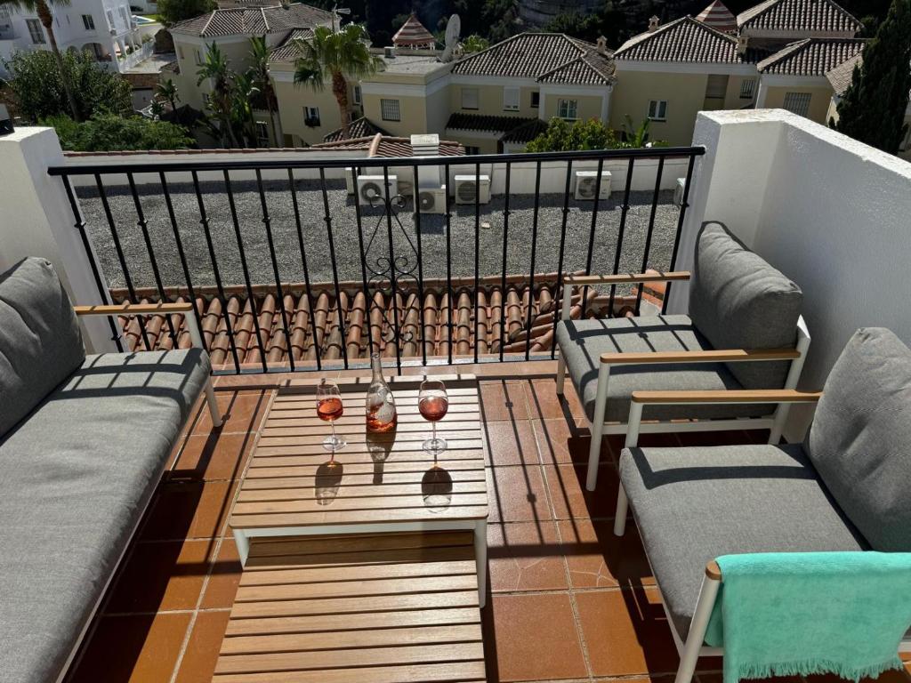 Balkón alebo terasa v ubytovaní AP376 - Casa Linda Valparaiso