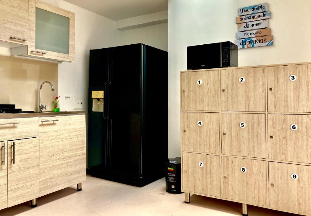 Kuchyň nebo kuchyňský kout v ubytování Casa ALOHA 152