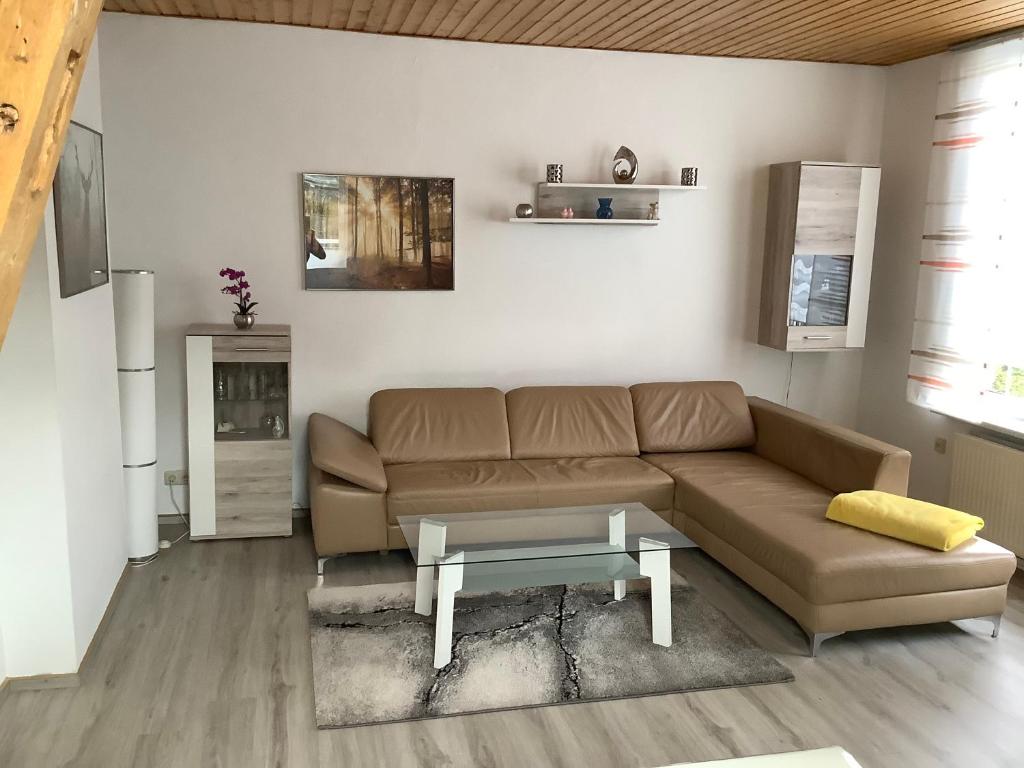 Posezení v ubytování Ferienhaus Schuster