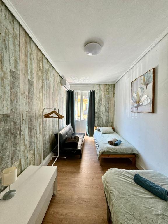 Posteľ alebo postele v izbe v ubytovaní Vlc Center 4 Room Apartment