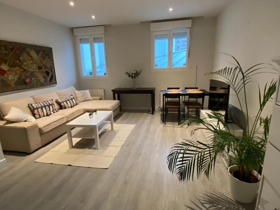 Χώρος καθιστικού στο Centrico y moderno apartamento en Bilbao