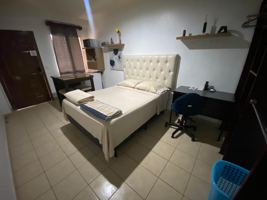 Postel nebo postele na pokoji v ubytování Suite Noa Apartamento