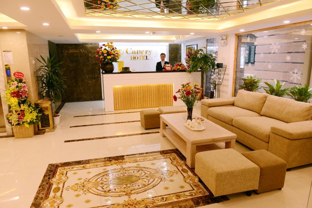 Khu vực sảnh/lễ tân tại Canary Ha Noi Hotel