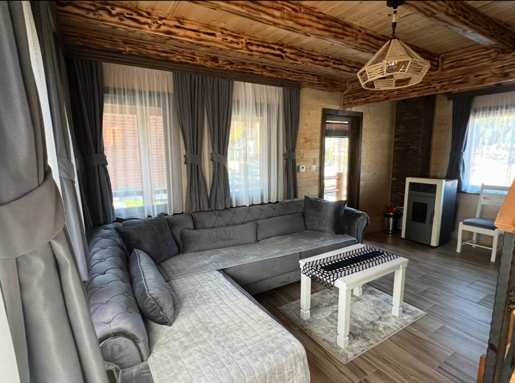 Posezení v ubytování Zagrad Homes in Zabljak