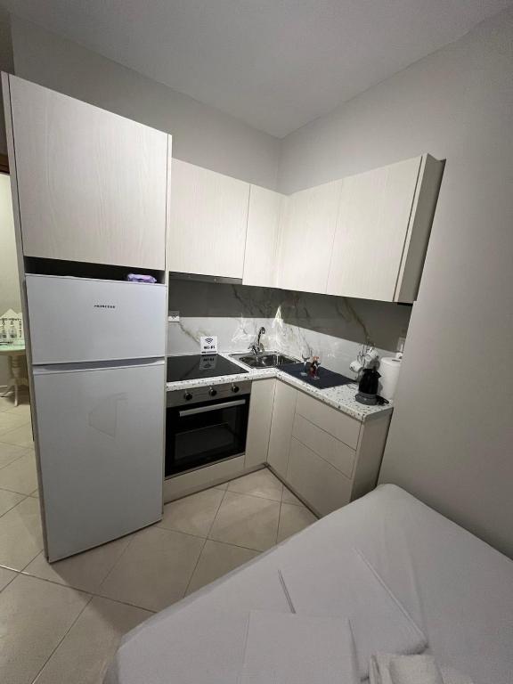 Kuchyň nebo kuchyňský kout v ubytování Silver's room