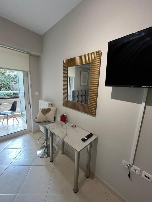 TV a/nebo společenská místnost v ubytování Silver's room