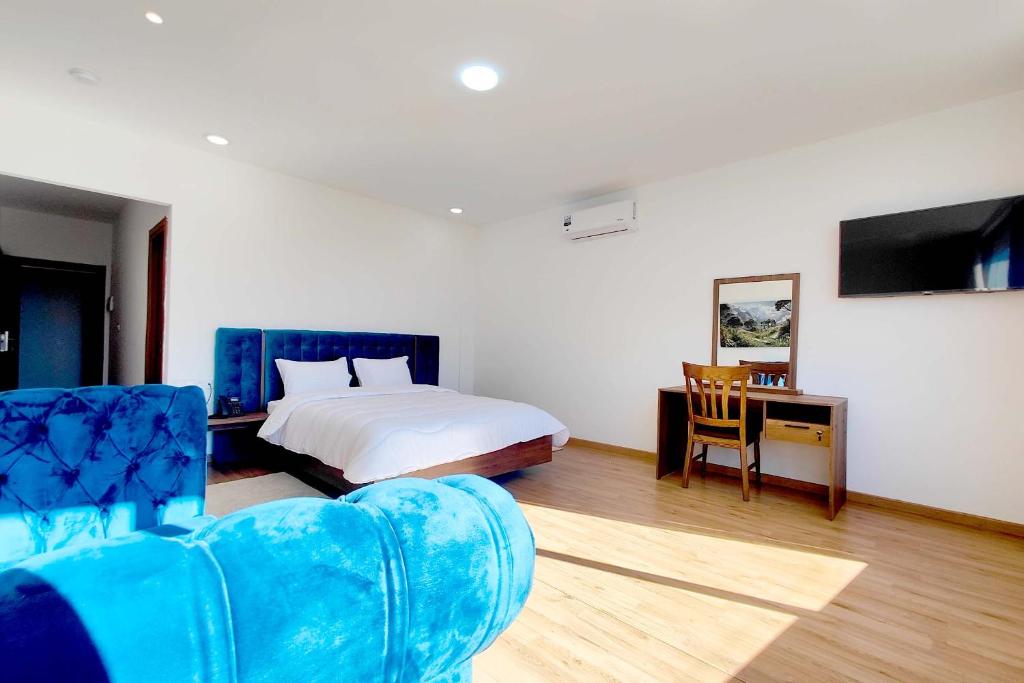 Postel nebo postele na pokoji v ubytování Villa Mirasol Hotel