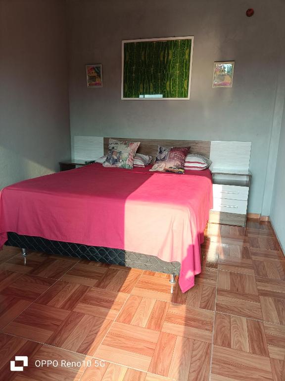 Postel nebo postele na pokoji v ubytování HOSPEDAJE SAN JUAN