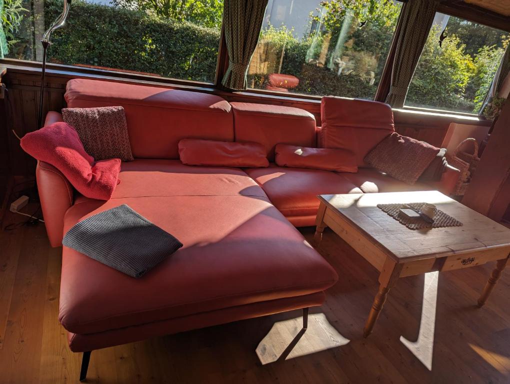 Posezení v ubytování Ferienhaus "Kleiner Onkel"