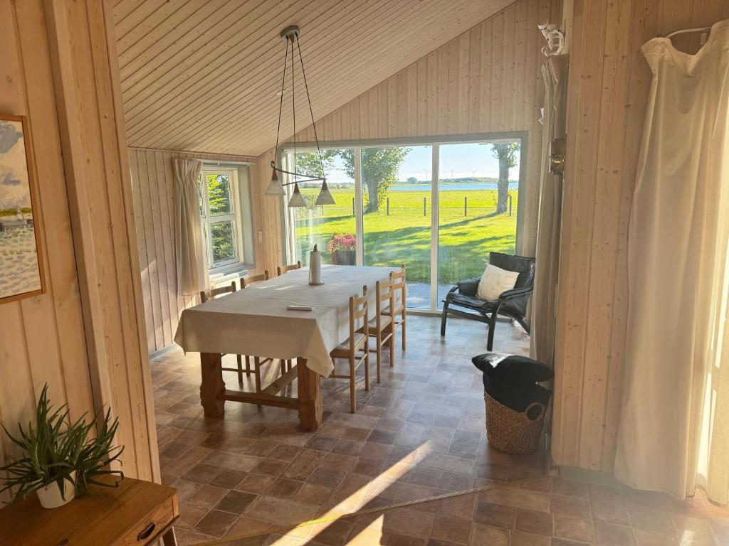 Posezení v ubytování Langø Feriecenter - Panorama Sea View