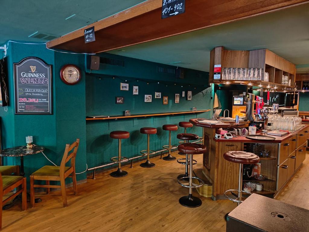 Lounge nebo bar v ubytování Hotel Freihof