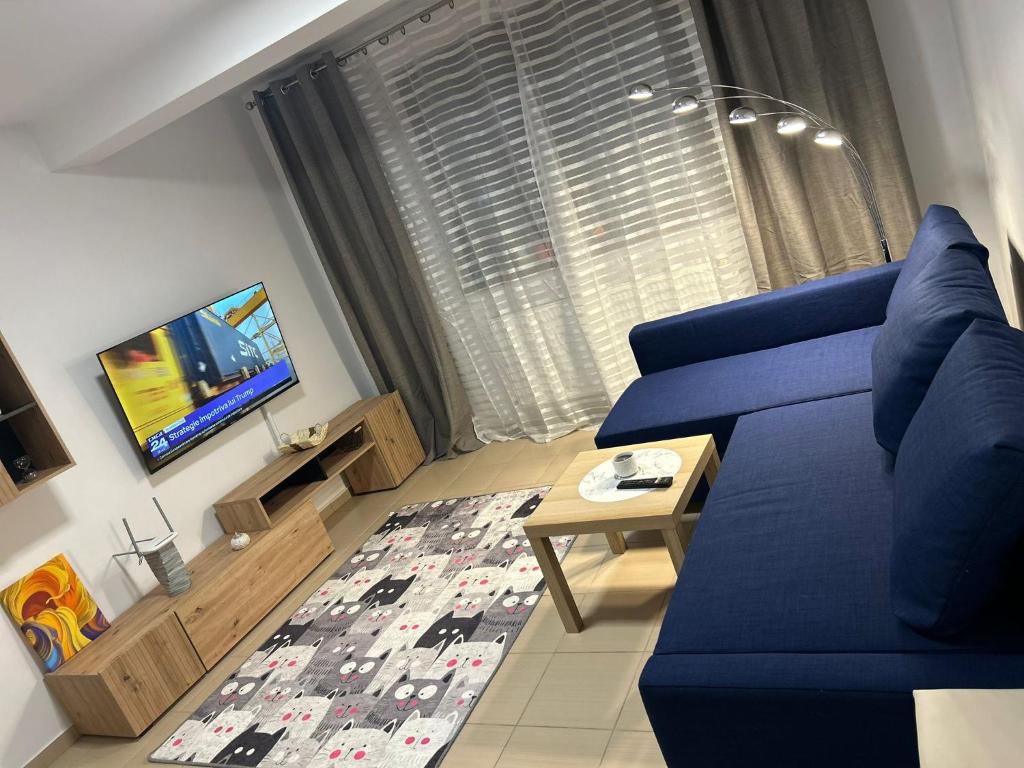 Χώρος καθιστικού στο Natalieva Apartment